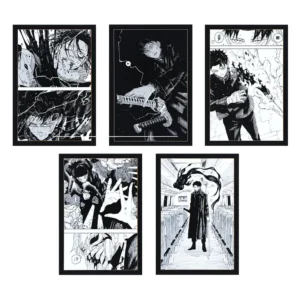 Kagurabachi Set de postaler enmarcadas (5 en total) MONOCHROME - PEDIDO