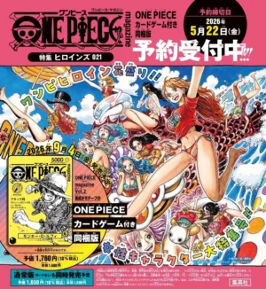 One Piece Magazine vol. 21 con carta promocional - PREVENTA